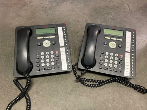 LOT OF 3 AVAYA (700450190) 1616 BLACK VOIP IP OFFICE TELEPHONE 1616D01A-003 - Picture 5 of 6