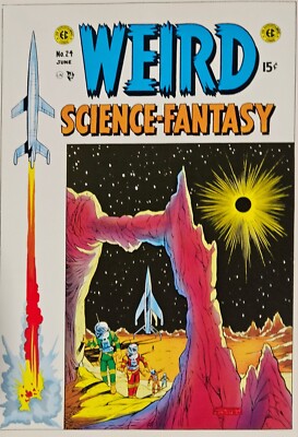 Weird Science Fantasy Comic Cover Poster~1979 EC No 24 Russ Cochran Al Feldstein