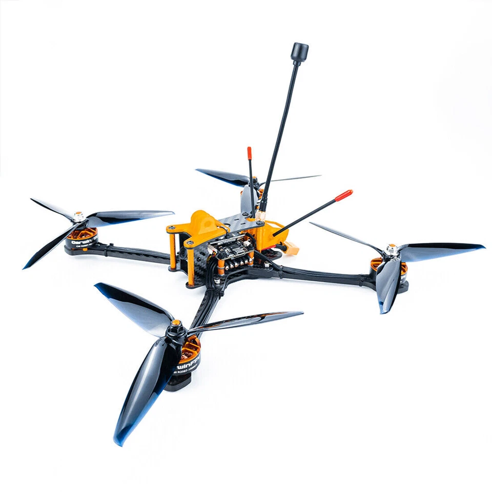 DarwinFPV New Tyro 129 S FPV RC Drone F4 OSD 50A BLHeli_S Dshot600 800mW 1500TVL - Image 2 of 4