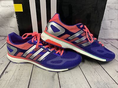 Adidas Adizero Adios Boost Womens Racing Size 10.5 Purple Pink New With Box | eBay