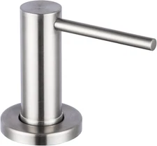 Soap Dispenser for Kitchen Sink Polished Chrome  Stainless Steel Countertop Pump