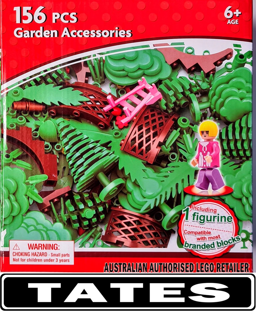 Building Blocks Garden Accessories Set 156 Pieces from Tates