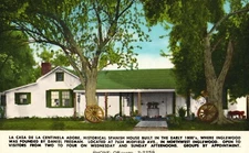 Postcard CA Inglewood California Adobe Centinela Unposted Vintage PC G5053