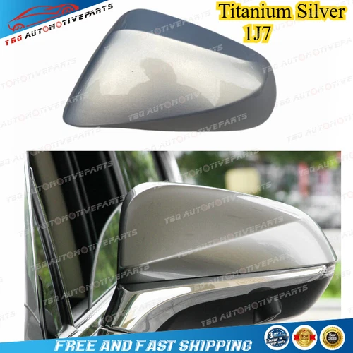 Titanium Silver Driver Side Mirror Cover for Lexus NX200T NX300 2015-2020 Wing