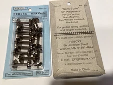 ReBoxx-4 36" HO Semi-scale wheels sets, 1.055" Axle Length, 12/ Pkg, NMRA RP-25