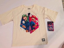 Mario Kids Pull Over Beige TShirt Size 4/5