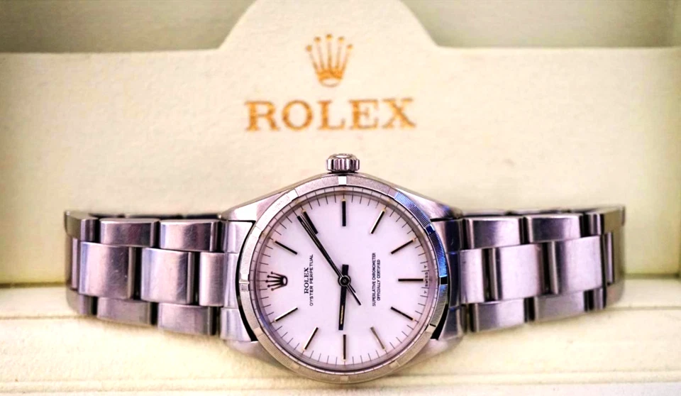 Rolex Oyster Perpetual 1003 1969 vintage acero inoxidable 34 mm - juego completo Foto 3 de 4