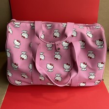 Sanrio Hello Kitty PINK Wheeled Handled Duffle Bag Luggage