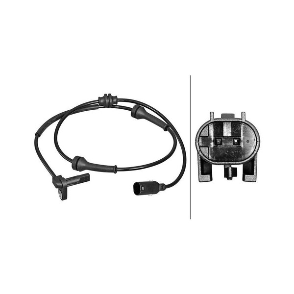 Hella Sensor, Raddrehzahl 6PU 358 217-131 FüR Chrysler Fiat, Vorderachse-image