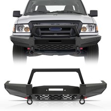 Modular Front Bumper Winch With Bull Bar D-rings Fit For Ford Ranger 1998-2011 Modular Front Bumper Winch With Bull Bar D-rings Fit For Ford Ranger 1998-2011
