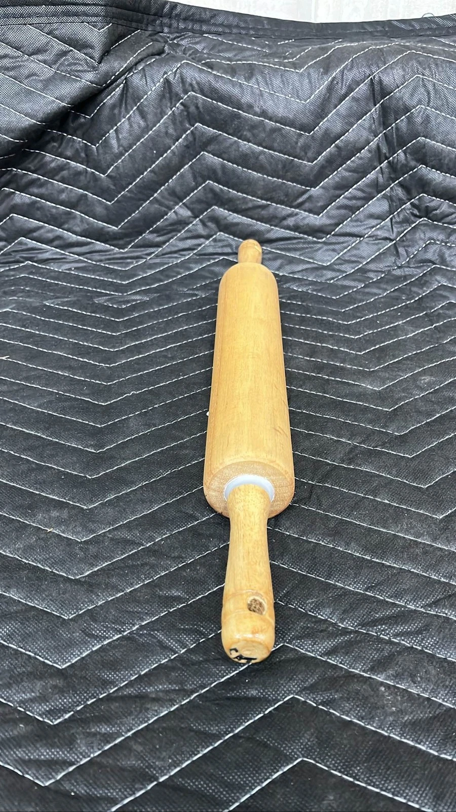 Wooden Rolling Pin 17.5" for Baking Dough Pastry Bread Cookies Handles