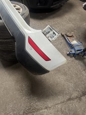 SKODA YETI 2014+ Outdoor REAR BUMPER Sensors No Diffuser Ls9r White
