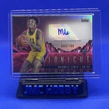2023/24 Topps Midnight Maxwell Lewis Rookie Auto (Twilight Parallel) #’d 199