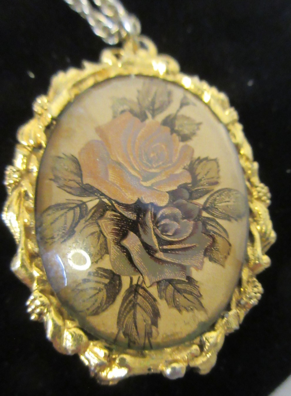 Vintage Max Factor Reversable Rose Solid Perfume … - image 1