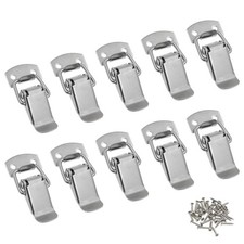 Zorfeter Small Stainless Steel Spring Loaded Toggle Lock Clasp Buckle Latch for