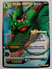 Son Goku, Forever In Our Memories- Pre Release Stamped! NM/M