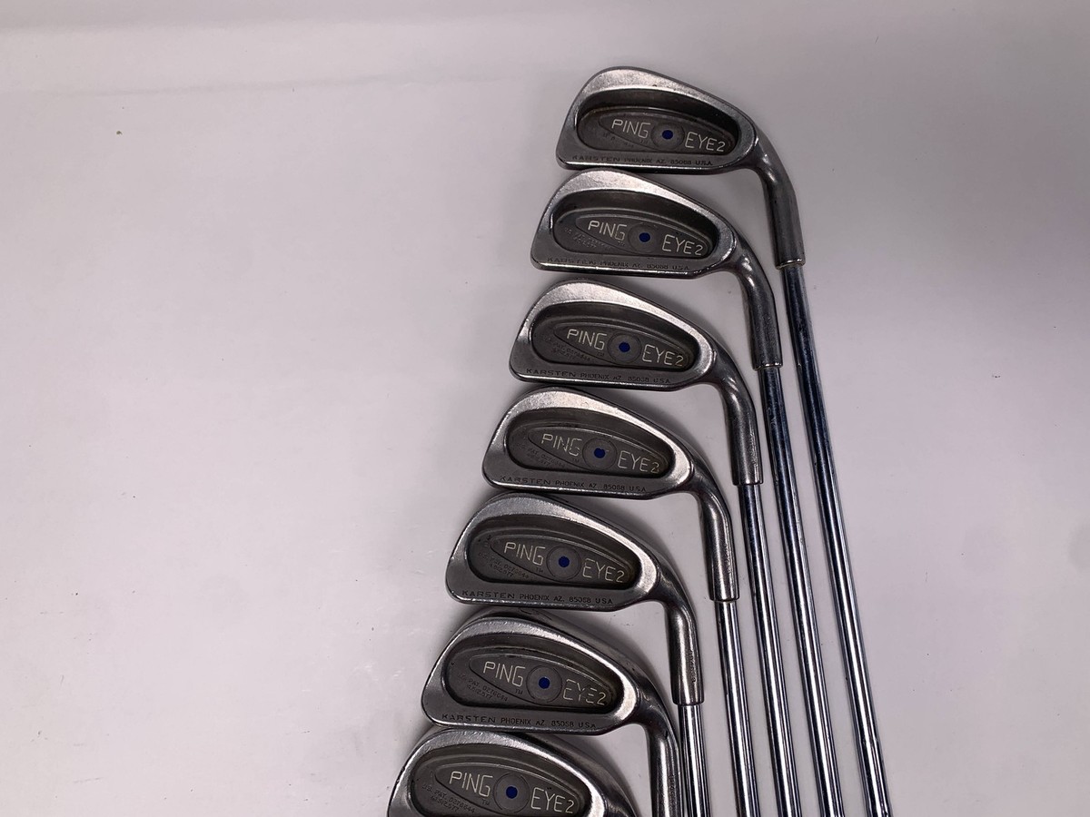 Ping Eye 2 Iron Set 1-PW+SW+LW Blue Dot 1* Up Karsten ZZ-Lite