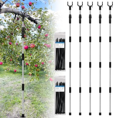 Tree Poles Stainless Steel with Aluminum Alloy Crutch, 34-74  Adjustable, Tre...