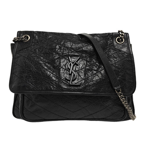 Yves Saint Laurent NIKI Crossbody bags Leather Black Free Shipping | Duties Paid