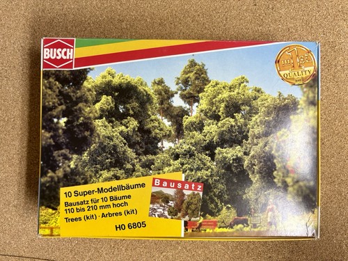 Busch H0 6805 10 Super - Kit de construcción de árboles modelo | Condition: Gebraucht