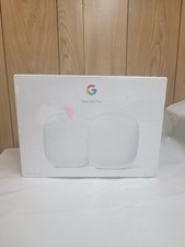 GOOGLE NEST 2-PACK Wifi Pro Wi-Fi 6E Fast Speed Router Mesh System Snow -SEALED