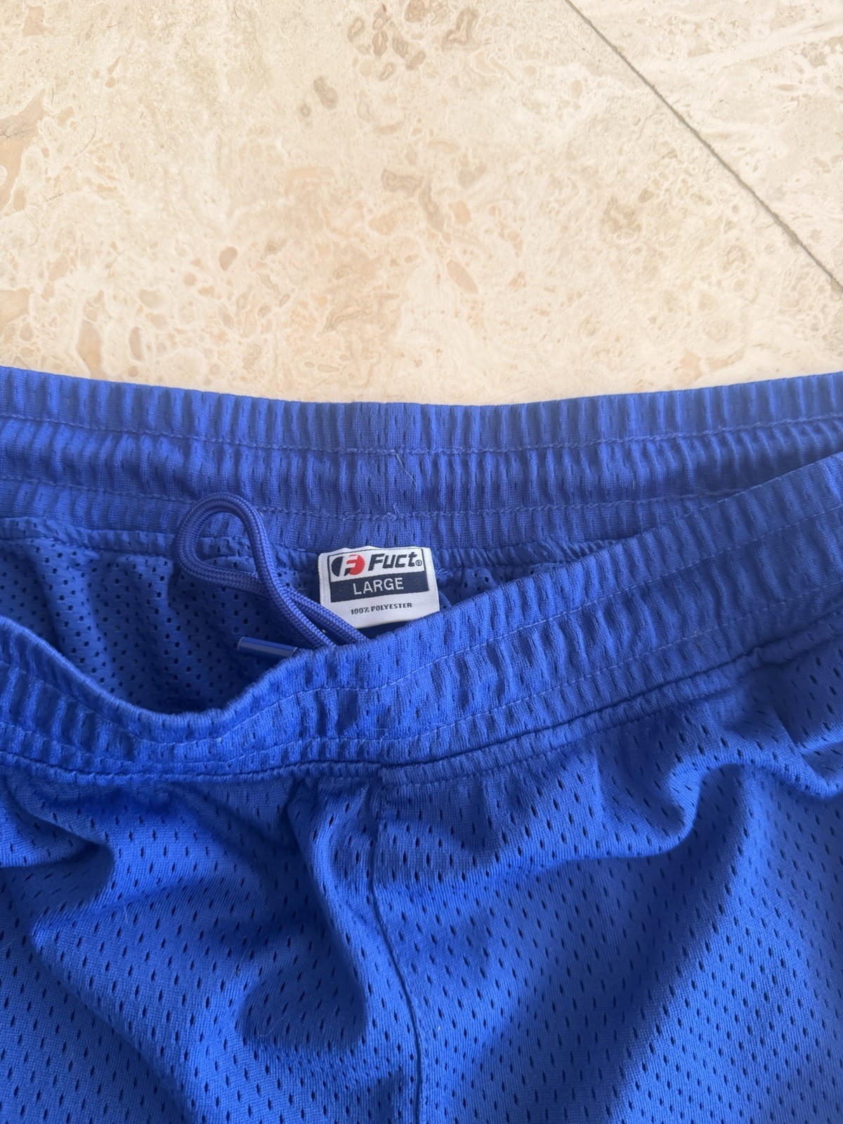 FUCT Clothing Blue Draw String Shorts Size Large … - image 2