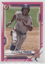 2021 Bowman Prospects Fuchsia Border 195/299 Nick Yorke #BP-114 5j0
