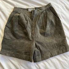 80s/90s suede high waist shorts Sz. S
