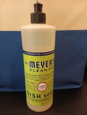 MRS. MEYER'S CLEAN DAY Liquid Dish Soap, Lemon Verbena, 16 fl. Oz