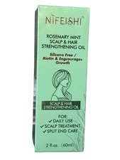 NIFEISHI Rosemary Mint Scalp & Hair Strengthening Oil 2 fl oz Exp 12/2026 - NEW