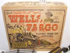 MARX OFFICIAL TALES OF WELLS FARGO 4 PIECE PASSENGER SET 1959 BOXED 54742