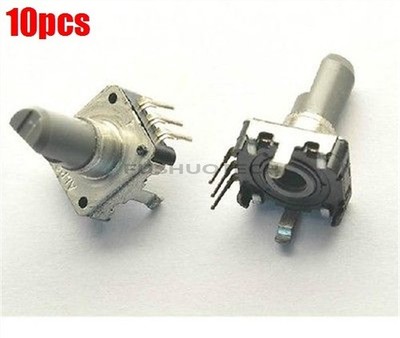 10Pcs 360 Deg EC12 Audio Encoder E12 Rotary Encoder   15Mm New Ic na #qo