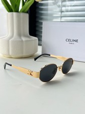 CELINE TRIOMPHE Sunglasses CL40235U 30N Gold Grey
