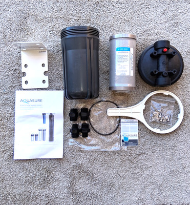 Aquasure Fortitude V/ Pro Series  Whole House Water Filter AF-SCZ-25HFS New