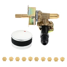 Natural Gas Conversion Control Valve Kit Gas Grill Burner Regulator Valve wit...