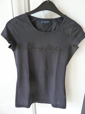 Tommy Hilfiger Sport T-Shirt Gr.  S Shirt  Damen schwarz Gr. 36