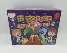 Kids 70 Science Experiment Kit - New Sealed - Educational Fun - Experiments STEM