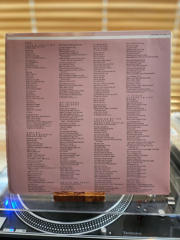 Eddie Money, No Control, 1982 1st Columbia Stereo, FC-37960, EX/EX - Image 3 of 4