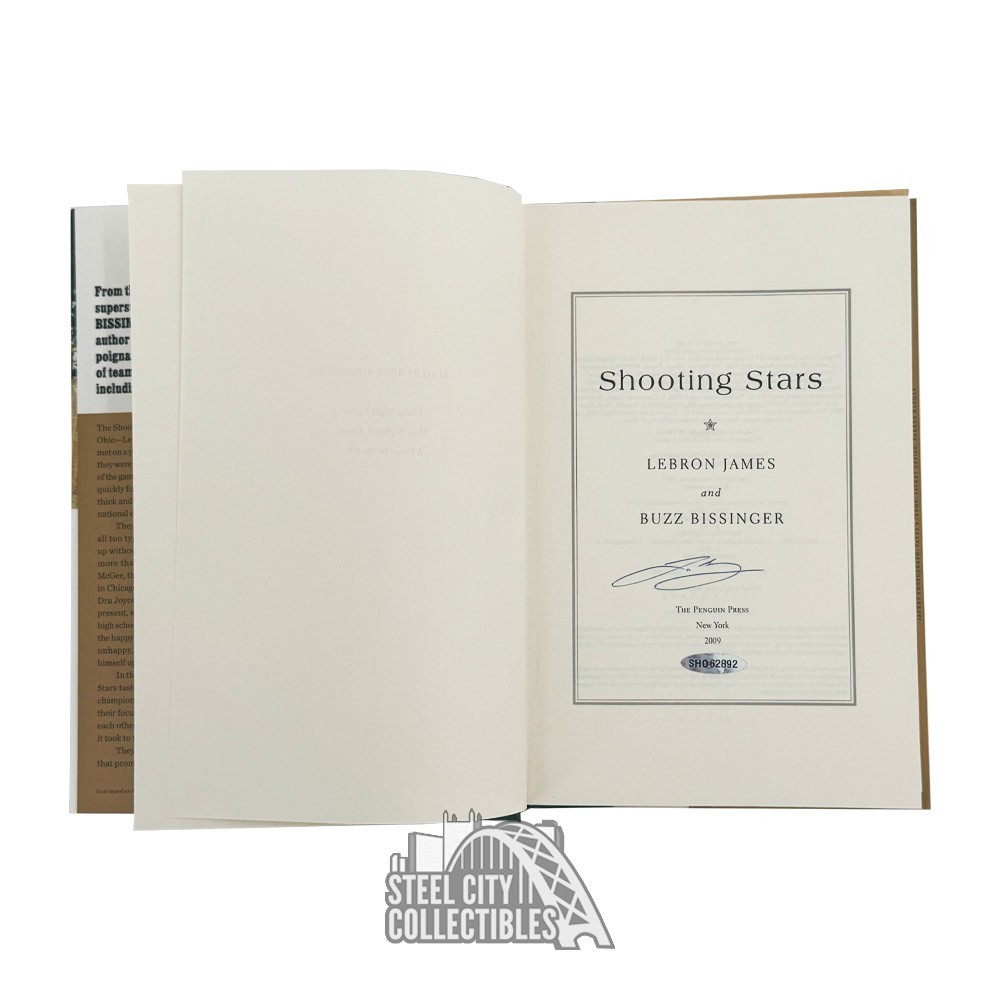 LeBron James Autographed Signed Cleveland Shooting Stars Book - UDA (SHO62892) 