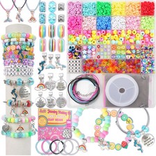 LovelyMoon Bracelet Making Kit 3400 Pcs Beads for Standard, Girls  Gift Set