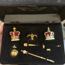 Vintage Queen Elizabeth II Coronation Miniatures Set 1993 Special Edition Boxed 
