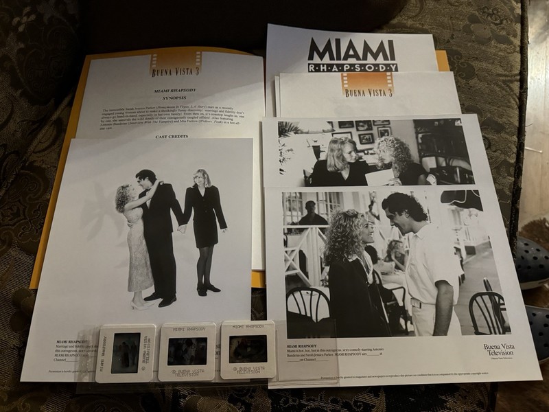 Miami Rhapsody Press Kit Sarah Jessica Parker Antonio Banderas Film Slides Still
