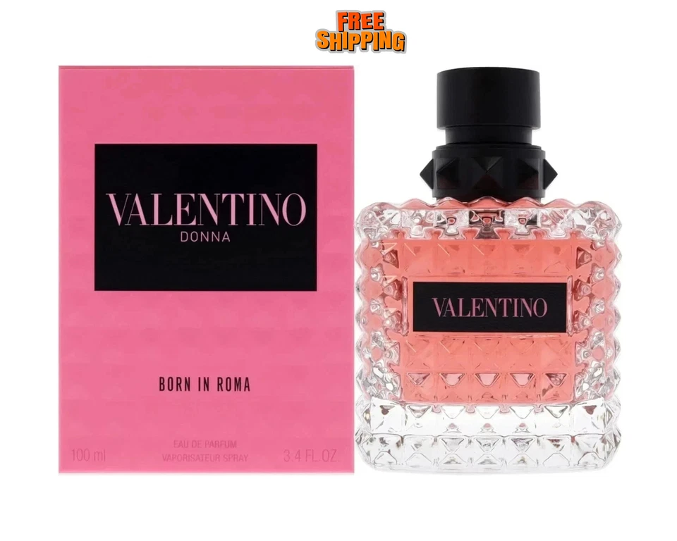 ~Valentino Donna Born In Roma Eau de Parfum Spray 100ml Spray Free Shipping~