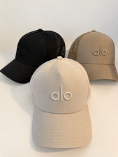 New ALO Yoga District Trucker Hats Lot of 4 A0467U Mesh Snapback Adjustable