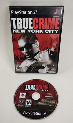 True Crime: New York City (Sony PlayStation 2, PS2, 2005) Tested & Works