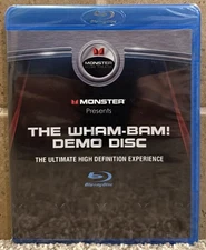 Monster  Cable Presents: The Wham-Bam! Demo Disc Hi Def BluRay Brand New Sealed