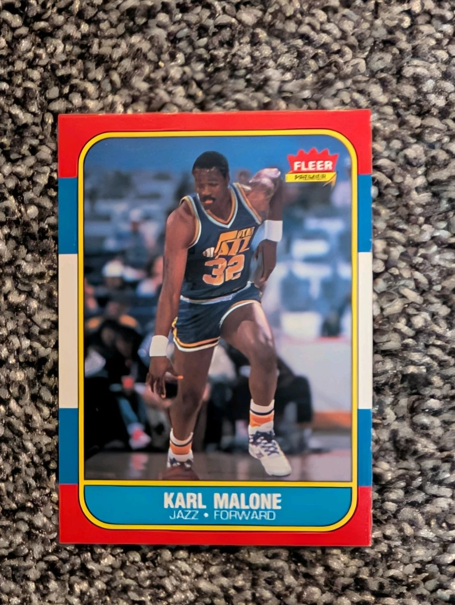 Fleer Karl Malone Basketball 1986-87 Season Sports Trading Cards