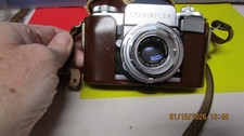VTG Zeiss Ikon Contaflex 35mm Camera Tessar 50mm F2.8 Synchro-Compur  Case