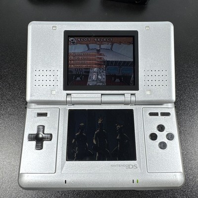Nintendo DS Model NTR-001 Original Platinum/Silver Bundle W/ 3