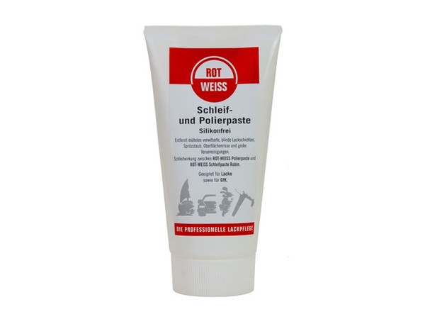 Rotweiss Schleif- Und Polierpaste 150Ml FüR Tiefe Kratzer Verwitterte Lacke-image